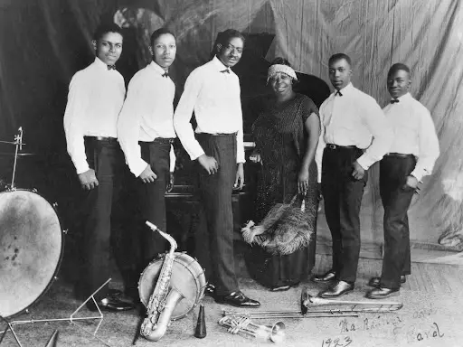 Ma Rainey with her band