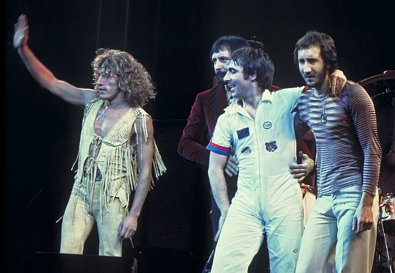 The Who taking the plaudits after a show