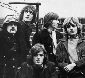 greatest rock band pink floyd posing for photoshoot