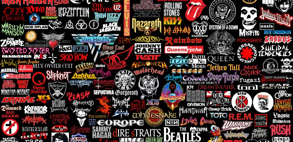 greatest rock band logos
