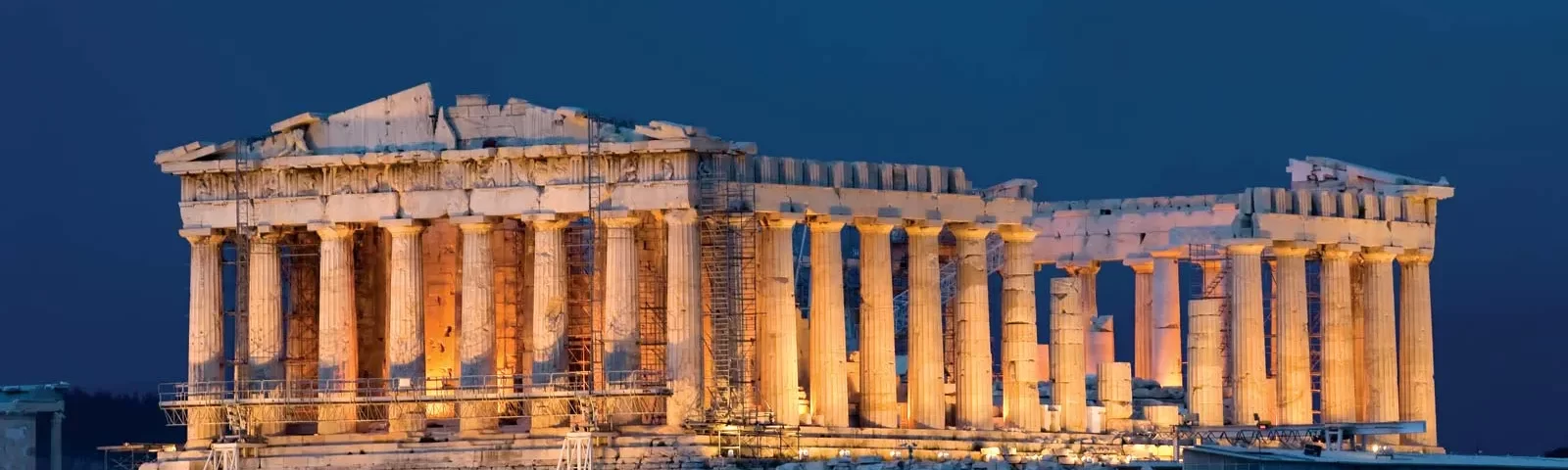 Night view of the Parthenon - Encyclopedia Britannica