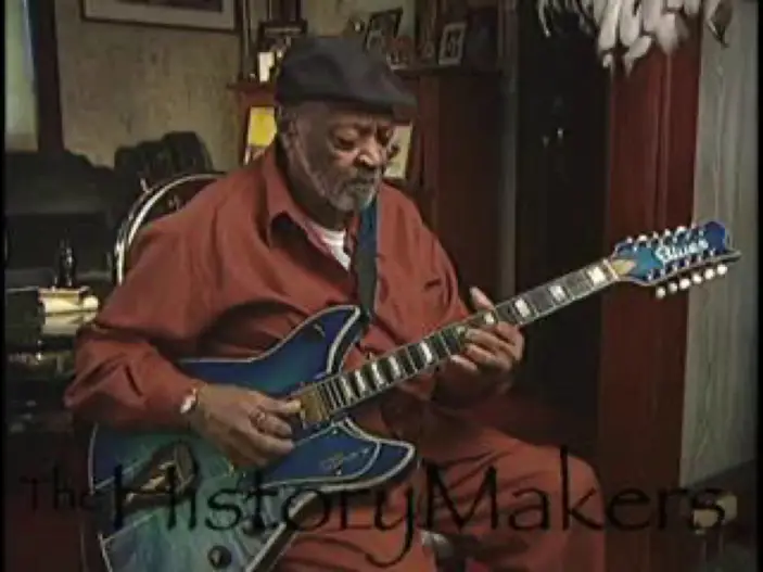 Image source: Photo of Robert Lockwood playing guitar - https://www.thehistorymakers.org/biography/robert-lockwood-jr-40