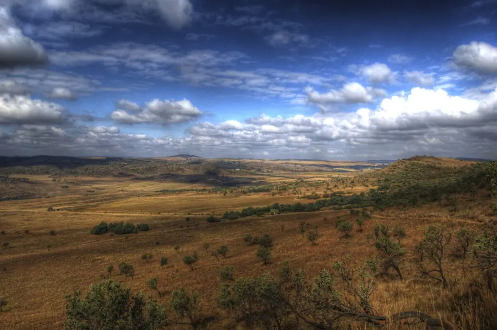 Photograph of the area of Maropeng, where the first humans came from