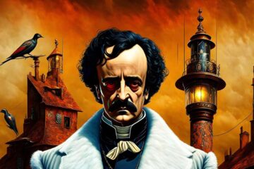 Portrait painting of Edgar Allen Poe