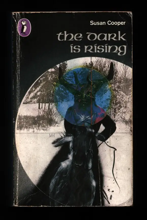 Phot of the cover of a Penguin paperback of the dark rising novel.