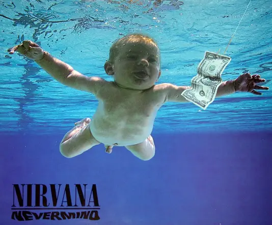 Nirvana - Nevermind album cover.  Flickr by vinylmeister