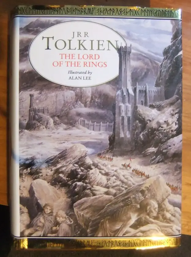 Photo of an illustration of the Lord of the Rings
