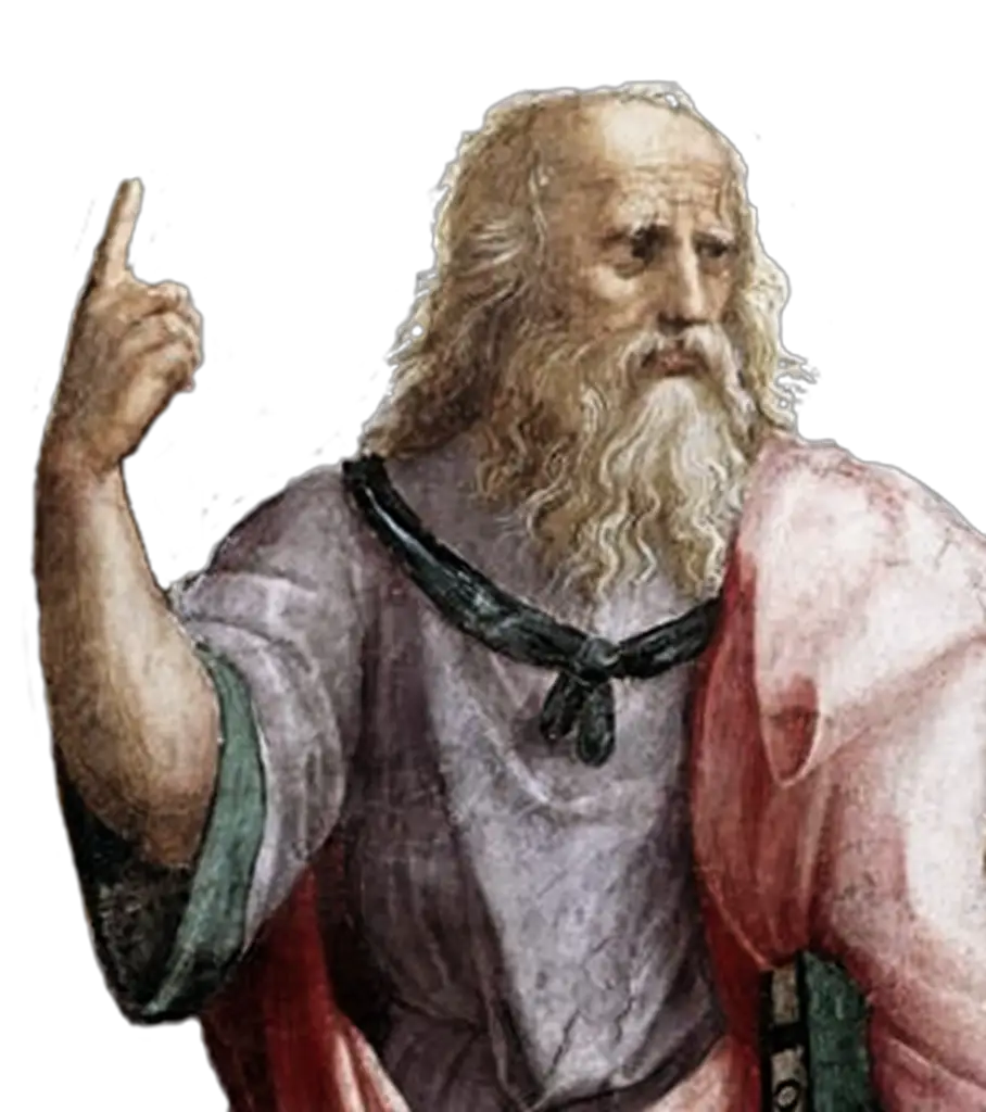 Portrait of Plato from Raphael’s The School of Athens (1509-1511)
