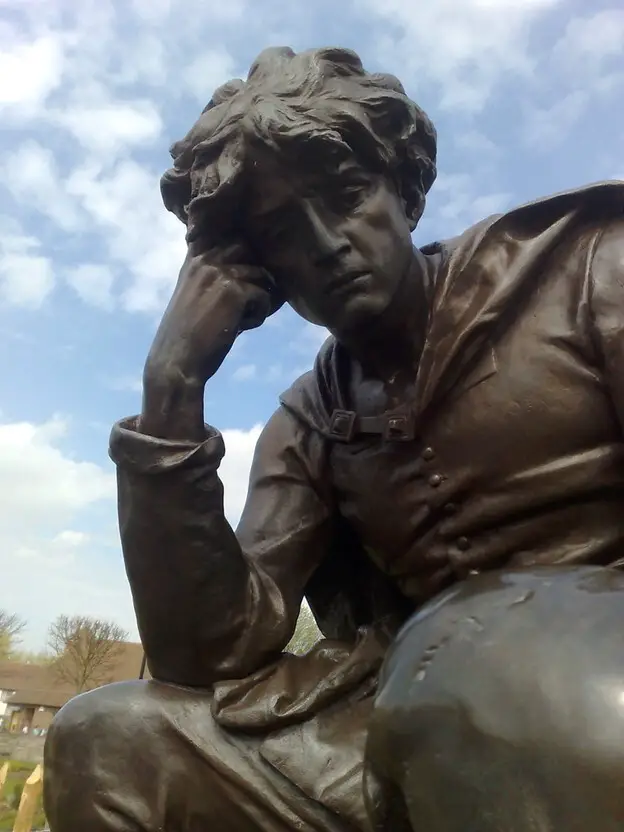 A sculpture of Hamlet in Shakespeare’s birthplace, Stratford Upon Avon.
"Hamlet - Gower Memorial, Stratford upon Avon" by Steve Weaver
