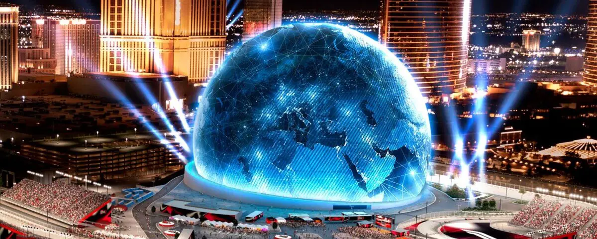 photo of the sphere in Las Vegas